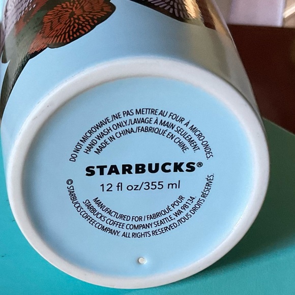 Starbucks Love & Hearts 2019 Valentines Ceramic Tumbler with lid - Picture 9 of 10